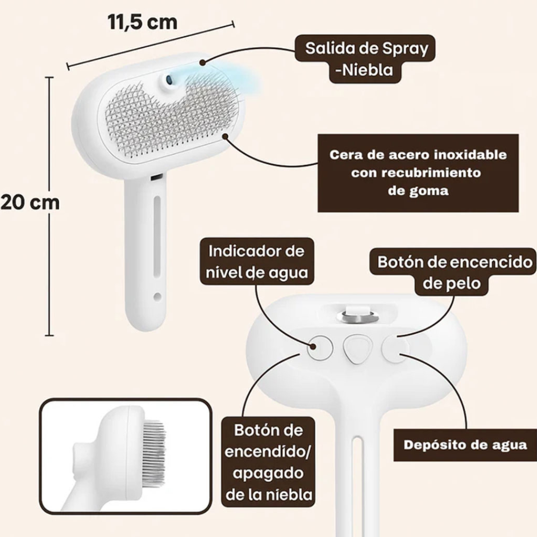 Vapor brush pro™ para mascotas