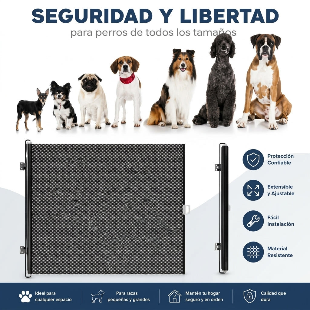 PawRoll Gate | Puerta retráctil